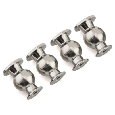 Hot Racing Arrma 6s 3x8x12mm Steel Chrome Pivot Ball (4pcs)