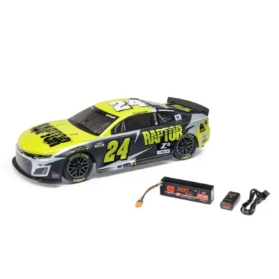 Losi NASCAR William Byron #24 Raptor 2025 Chevrolet Camaro ZL1 1/12 AWD RTR On-Road Racecar