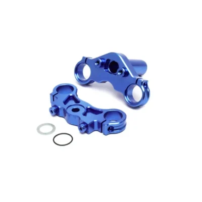 Losi Promoto MX/SM Aluminum Triple Clamp Set (Blue)