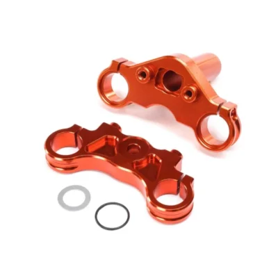 Losi Promoto MX/SM Aluminum Triple Clamp Set (Orange)
