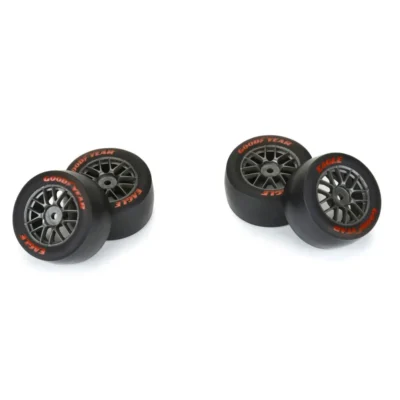 Pro-Line Goodyear Eagle Losi Nascar Mounted Tires w/ Gray Wheels (Red) (4pcs)