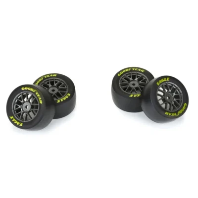 Pro-Line Goodyear Eagle Losi Nascar Mounted Tires w/ Gray Wheels (4pcs)