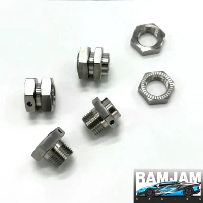 RamJam Racing Arrma Limitless V2 Titanium 17mm Wheel Hex Set