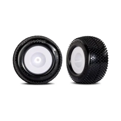 Traxxas Mini XRT Response Pro Tires w/ Dished Wheels (White) (2pcs)