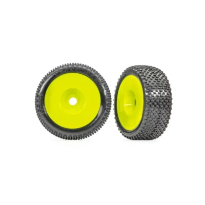 Traxxas Jato 4x4 Response Pro Tires w/ Dish Wheels (Yellow) (2pcs)