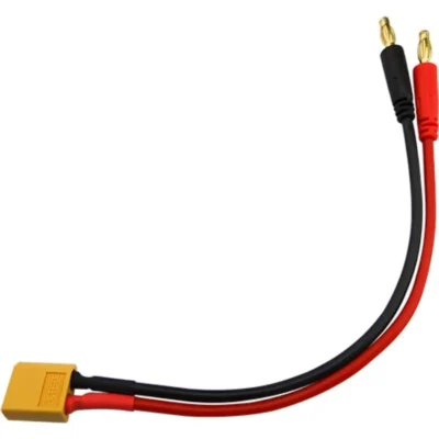 Xspede XT60 Charger Leads (4mm Male Bullets to Male XT60)