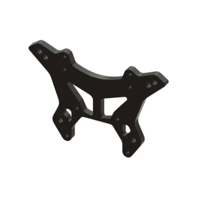 Arrma Kraton/Notorious 6S Front Shock Tower Aluminum (M4) (Black)