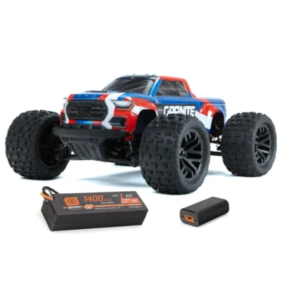 Arrma Granite Grom 4x4 MEGA 1/18 RTR Monster Truck w/ Battery & Charger (Blue)