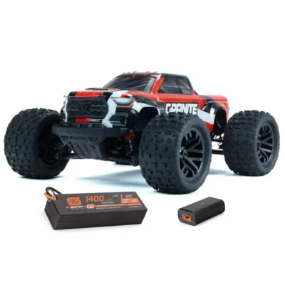 Arrma Granite Grom 4x4 MEGA 1/18 RTR Monster Truck w/ Battery & Charger (Red)