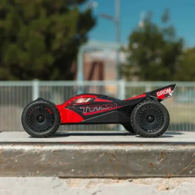 Arrma Typhon Grom 223S BLX Brushless 4x4 1/18 RTR Buggy (Red)