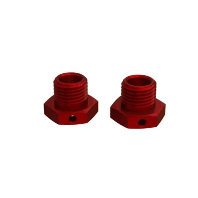 Arrma 17mm Red Aluminum Wheel Hex (14.6mm) (2pcs)