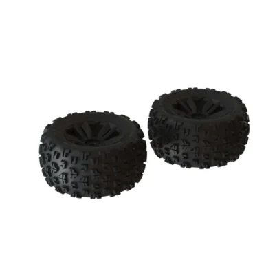 Arrma dBoots Copperhead2 MT 3.8 Pre-Mounted 1/8 Monster Truck Tires (Black) (2pcs)