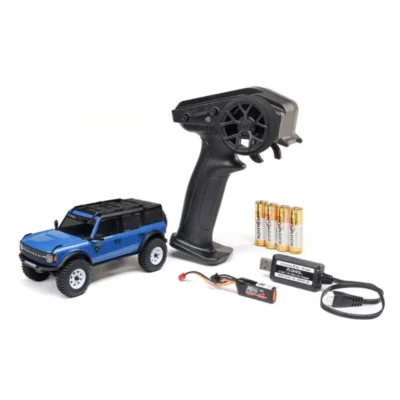 Axial SCX30 Ford Bronco 1/30 Scale RTR Micro Rock Crawler w/ Battery & Charger (Blue)