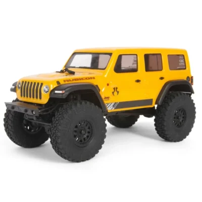 Axial SCX24 2019 Jeep Wrangler JLU CRC 1/24 Scale 4WD RTR Mini Crawler (Yellow)