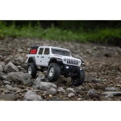 Axial SCX24 Jeep JT Gladiator 1/24 Scale 4WD RTR Mini Crawler (White)