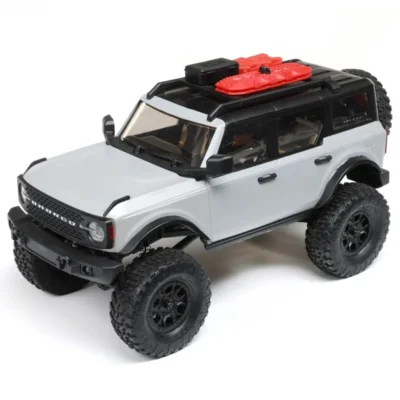Axial SCX24 2021 Ford Bronco 1/24 Scale 4WD RTR Mini Crawler (Gray)