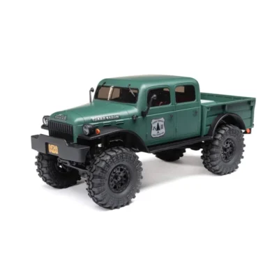 Axial SCX24 40's 4-Door Dodge Power Wagon 1/24 Scale 4WD RTR Mini Crawler (Green)