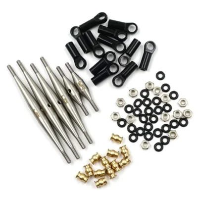 Yeah Racing 133.5mm Wheelbase Steel Link Set For Axial SCX24 Deadbolt