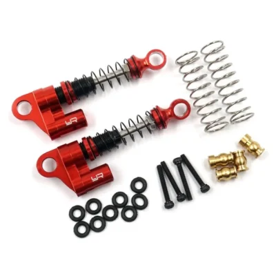 Yeah Racing Aluminum Shock Pair for Axial SCX24 Red (AXSC-047RD)