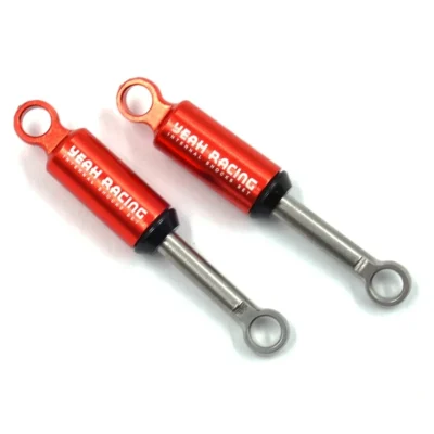 Yeah Racing Aluminum Internal Shocks 2pcs for Axial SCX24 Red (AXSC-063RD)