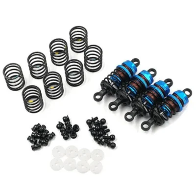 Yeah Racing Aluminum Big Bore Go 50mm Damper Set 4pcs for 1/10 RC Touring Car Blue BBG-0050BU