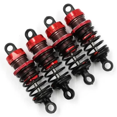 Yeah Racing Aluminum Big Bore Go 50mm Damper Set 4pcs for 1/10 RC Touring Car Red BBG-0050RD