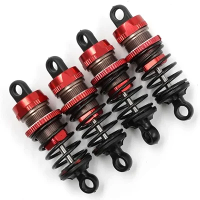Yeah Racing Aluminum Big Bore Go 55mm Damper Set 4pcs for 1/10 RC Touring Car Red BBG-0055RD