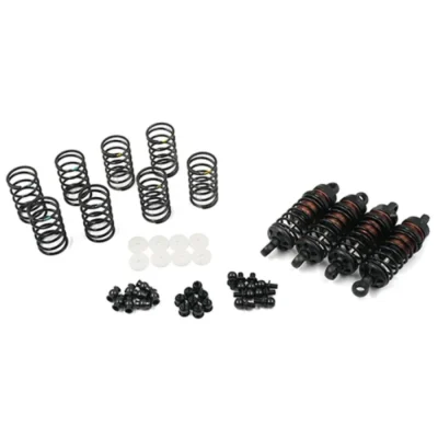 Yeah Racing Aluminum Big Bore Go 60mm Damper Set 4pcs for 1/10 RC Touring Car Black BBG-0060BK