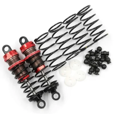 Yeah Racing Aluminum Big Bore Go 65mm Damper Set 2pcs Red BBG-0065RD