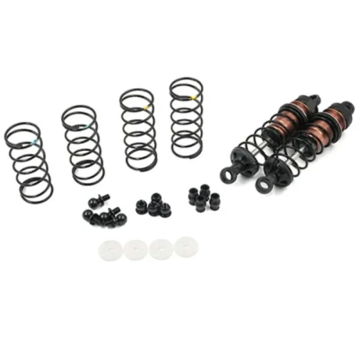 Yeah Racing Aluminum Big Bore Go 70mm Damper Set 2pcs Black BBG-0070BK