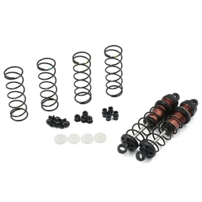 Yeah Racing Aluminum Big Bore Go 80mm Damper Set 2pcs Black BBG-0080BK