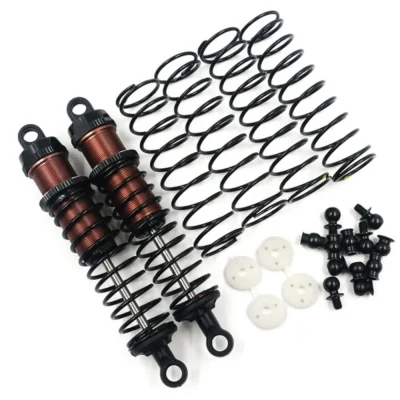 Yeah Racing Aluminum Big Bore Go 90mm Damper 2pc for 1/10 RC Black (BBG-0090BK)