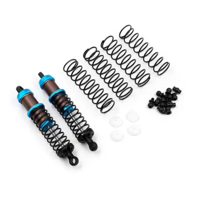 Yeah Racing Aluminum Big Bore Go 90mm Damper 2pc for 1/10 RC Blue (BBG-0090BU)