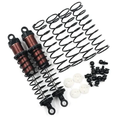 Yeah Racing Aluminum Big Bore Go 100mm Damper 2pc Black (BBG-0100BK)