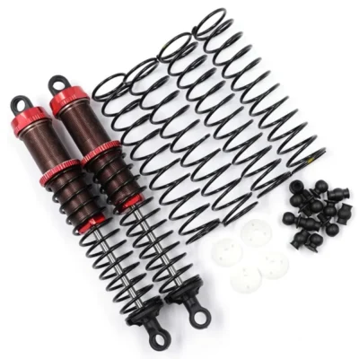 Yeah Racing Aluminum Big Bore Go 110mm Damper 2pcs Red (BBG-0110RD)