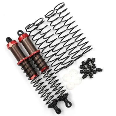 Yeah Racing Aluminum Big Bore Go 120mm Damper 2pcs Red (BBG-0120RD)