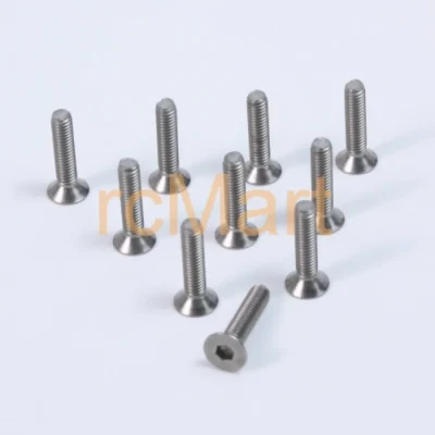 Yeah Racing Titanium Hex Socket Flat Head Machine Screw M3x14mm (BHF-314)