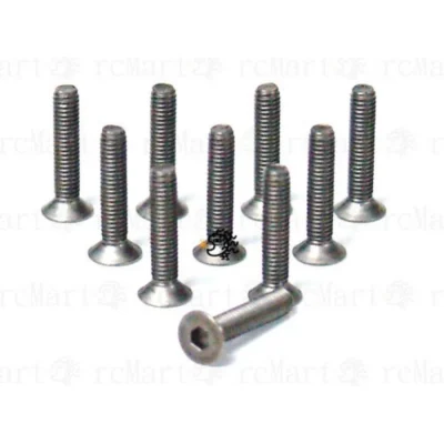 Yeah Racing Titanium Hex Socket Flat Head Machine Screw M3x15mm (BHF-315)