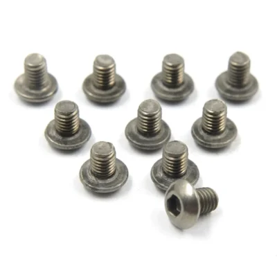 Titanium G2 Hex Socket Button Head Machine Screw (3x4mm) (10pcs)