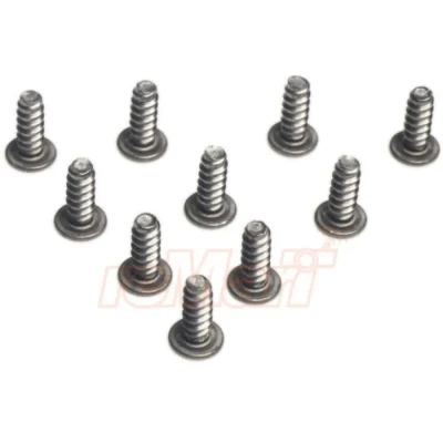 Yeah Racing Titanium Hex Socket Button Head Self-Drilling Screw M3x8mm 10pcs (BHP-308T)