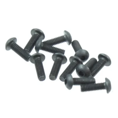 Redcat 4x12mm Button Head Hex Machine Thread Screws (12pcs) (BS501-056)