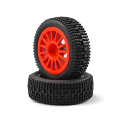 Carisma GT24 i20 Front Wheel & Tire Set (2pcs) (CIS15752)