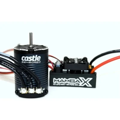 Castle Creations Mamba X, 25.2V WP ESC and 1406-3800KV Sensored Brushless Motor Combo (010-0155-11)