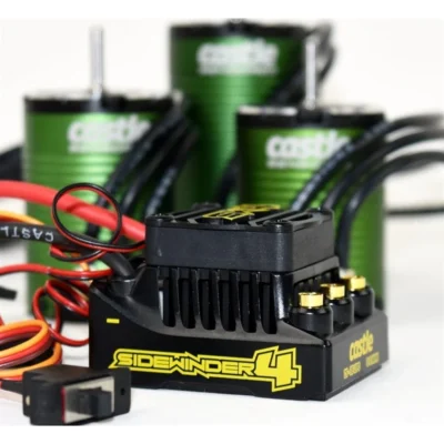 Castle Creations Sidewinder 4 WP Sensorless ESC SCT Edition w/ 1410-3800 Sensor Ready Motor (010-0164-05)