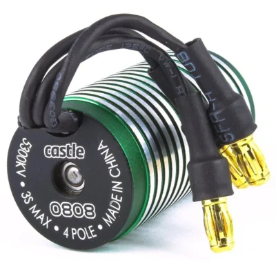 Castle Creations 1:18th Scale Brushless Motor, Inrunner, 0808-5300KV (060-0038-00)