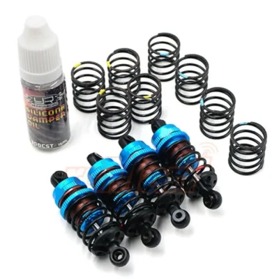 Yeah Racing QUTUS Challenger 50mm Damper Set for 1/10 RC Touring M-Chassis Car Blue