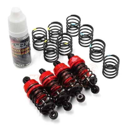 Yeah Racing QUTUS Challenger 50mm Damper Set for 1/10 RC Touring M-Chassis Car Red