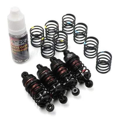 Yeah Racing QUTUS Challenger 55mm Damper Set for 1/10 RC Touring M-Chassis Car Black