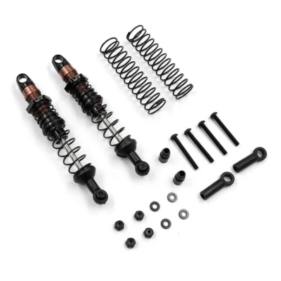 Yeah Racing Desert Cobra Dual Spring Damper Pair Black for 1/10 RC Offroad (DDC-090BK)