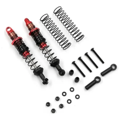 Yeah Racing Desert Cobra Dual Spring Damper Pair Red for 1/10 RC Offroad (DDC-090RD)